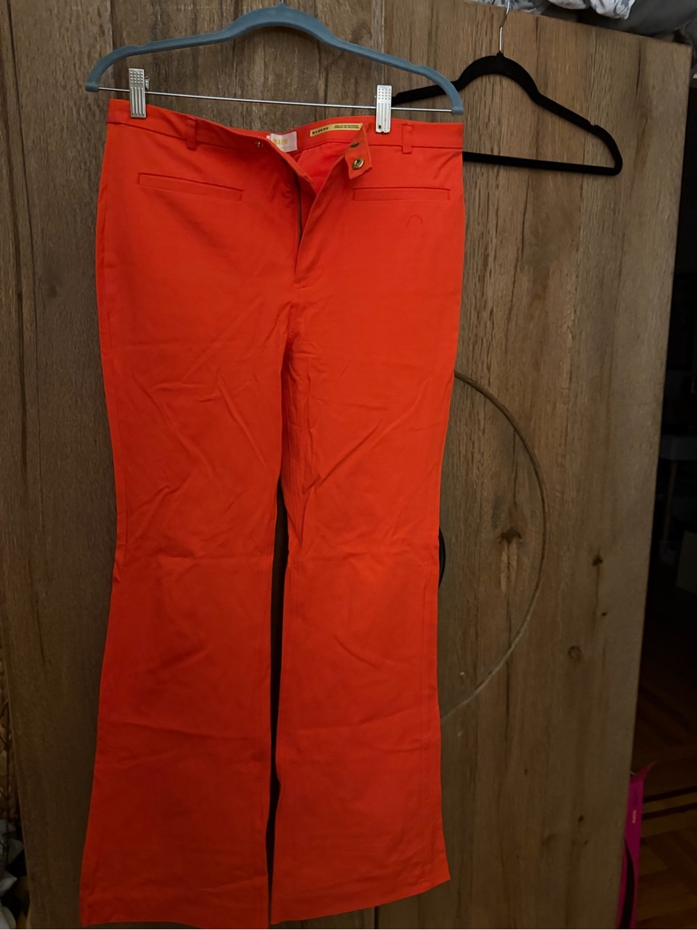Maeve Men's Bright Orange Stretch Chinos